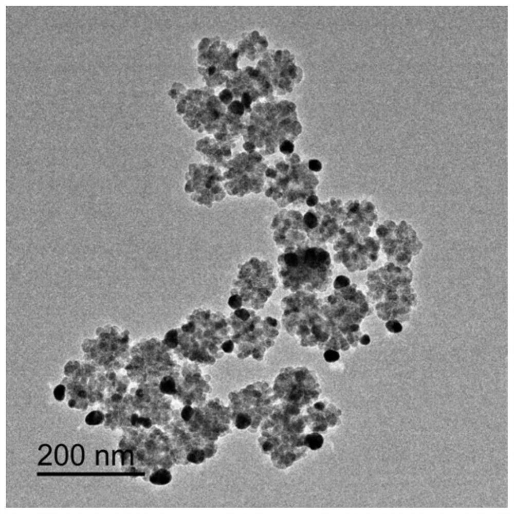 A kind of monodisperse and superparamagnetic gold-magnetic composite microsphere and preparation method thereof