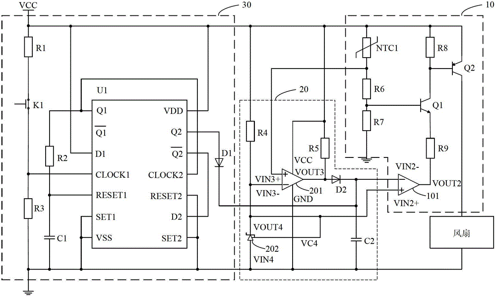 A driving circuit and a fan