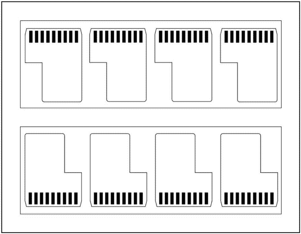 Method and device for preparing golden finger circuit board