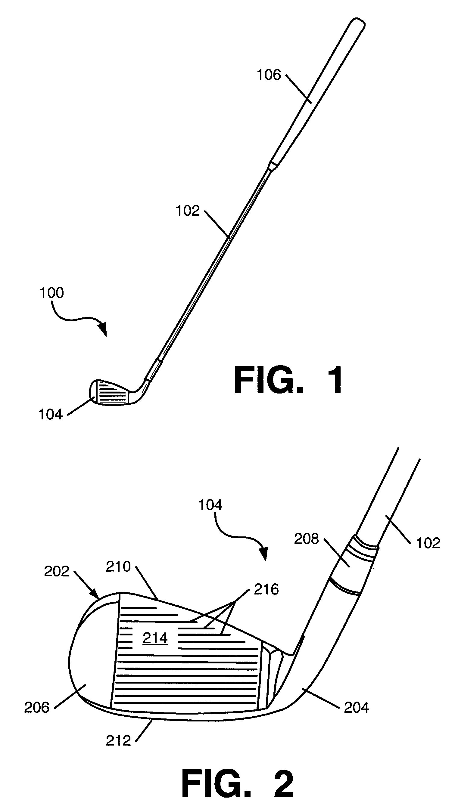 Golf clubs and golf club heads having fluid-filled bladders and/or interior chambers