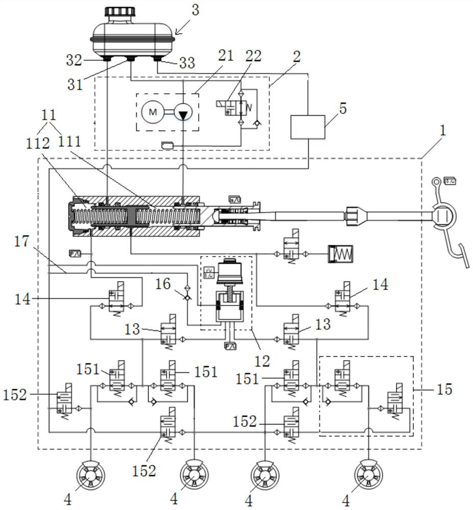 Vehicle redundant braking system