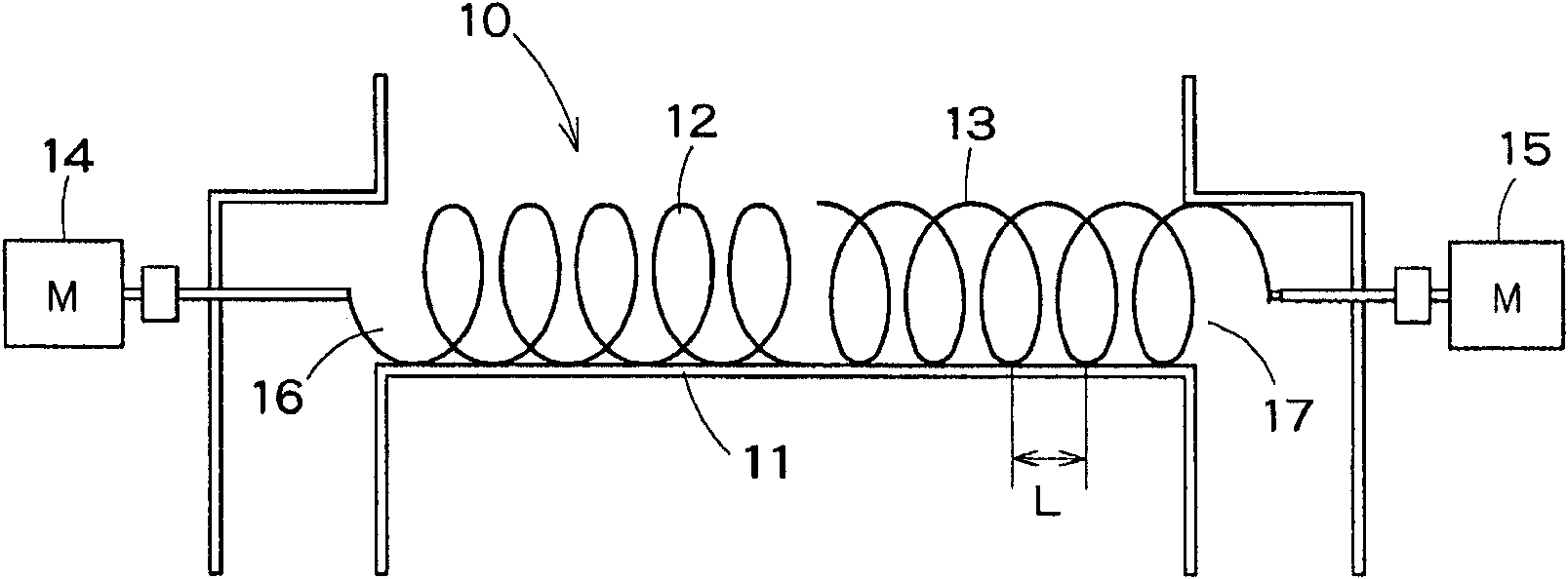 Conveyor apparatus of metal cutting chip