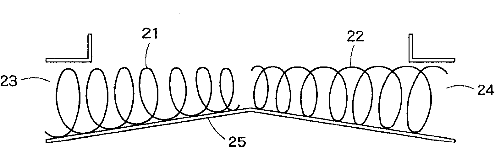 Conveyor apparatus of metal cutting chip