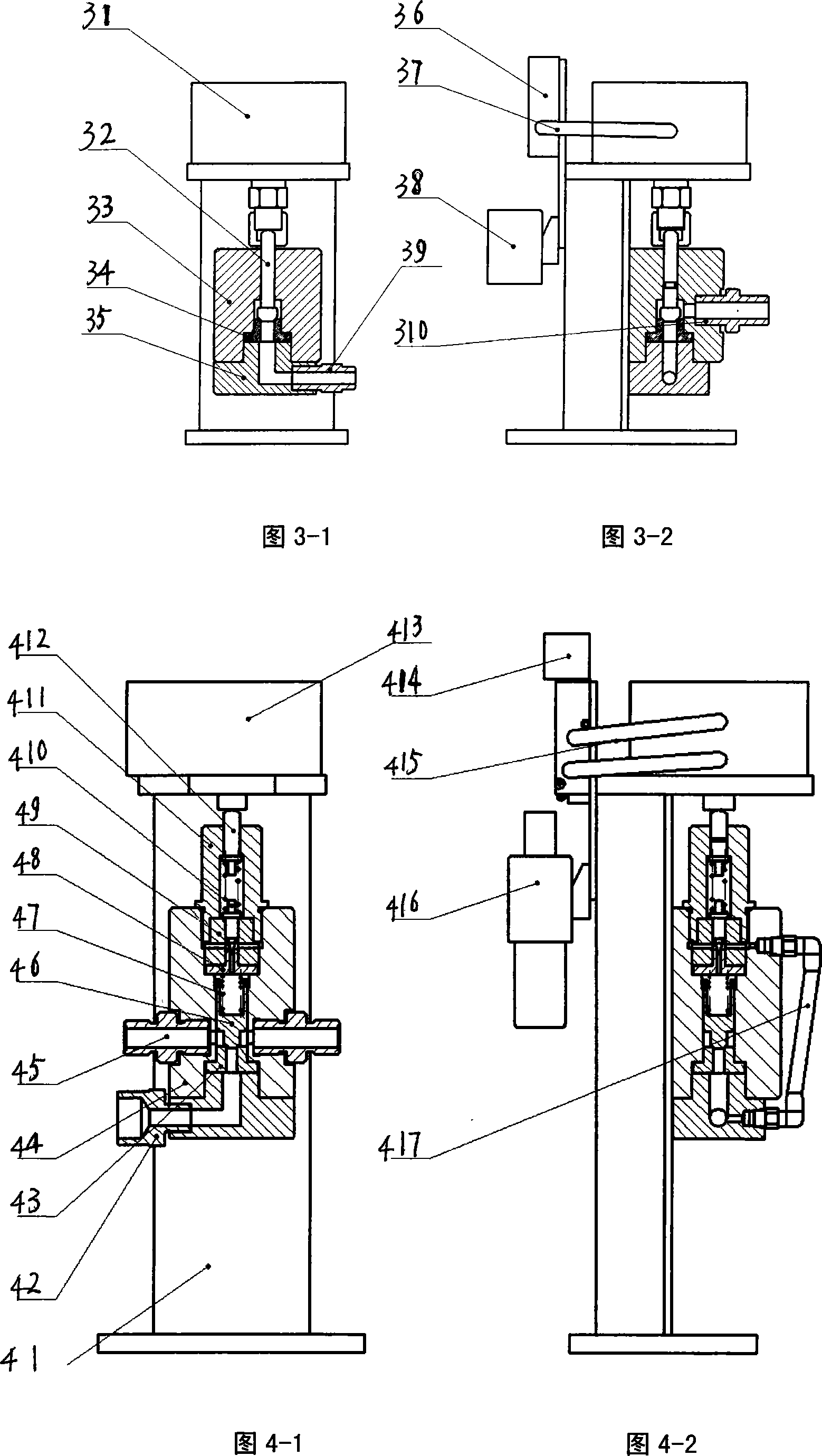 Carriage trucks water under high pressure jet stream rust cleaning production line and technique