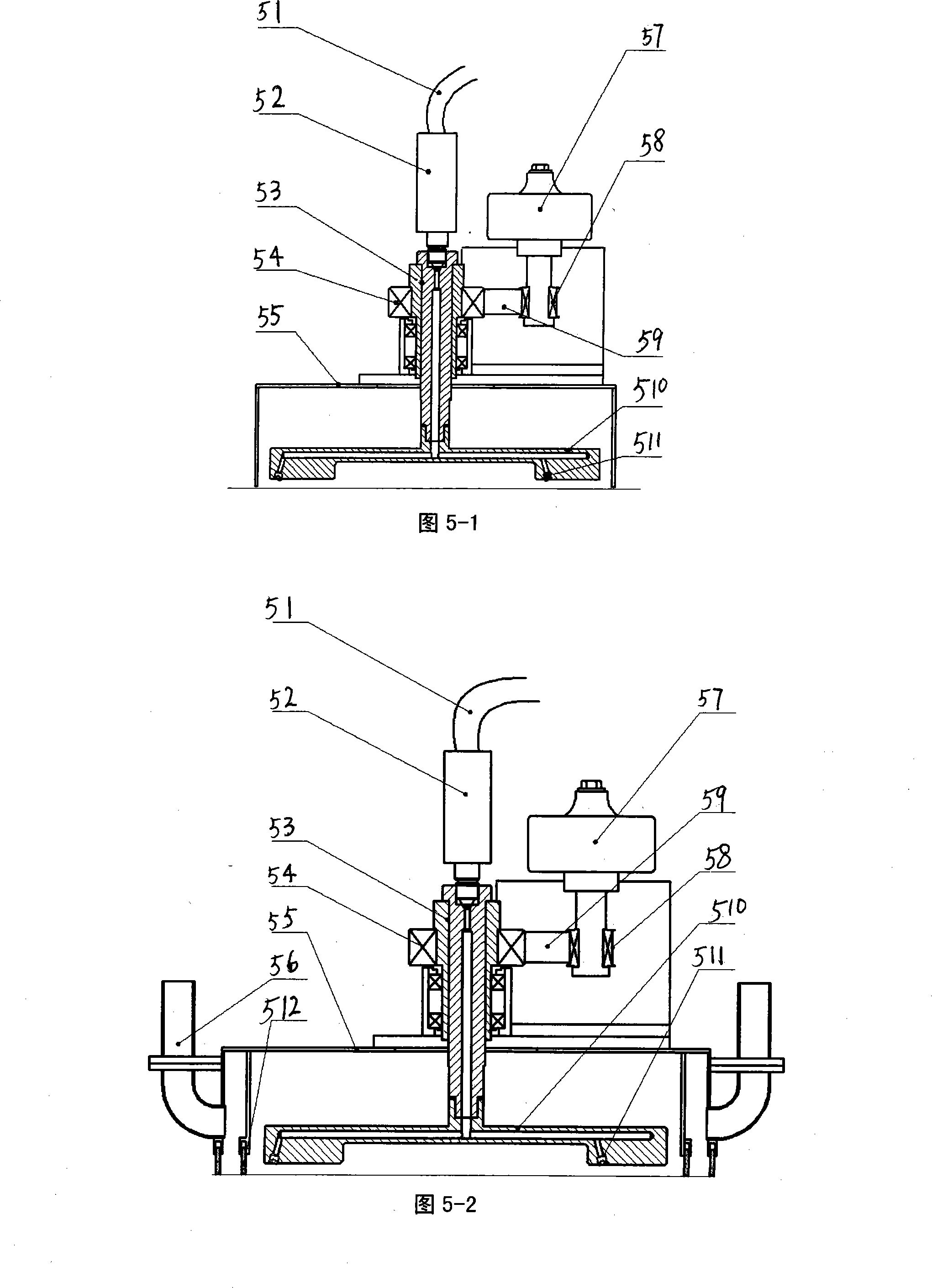 Carriage trucks water under high pressure jet stream rust cleaning production line and technique