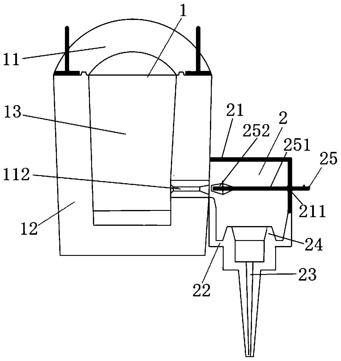 Liquid-state molten slag waste heat recycling system