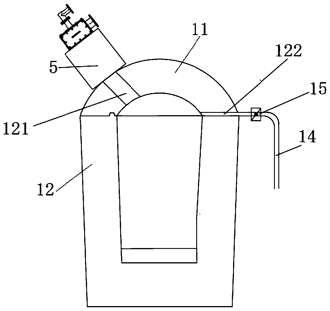 Liquid-state molten slag waste heat recycling system