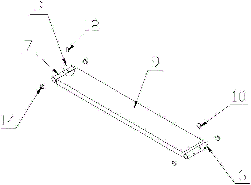 Evaporator assembly of household wall-mounted air conditioner indoor unit and air conditioner