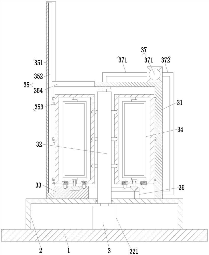 A kind of drying equipment for flame retardant materials of steel and wood fire doors