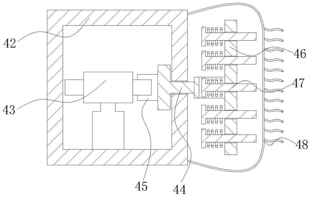 Blanking mechanism for glass insulator production line