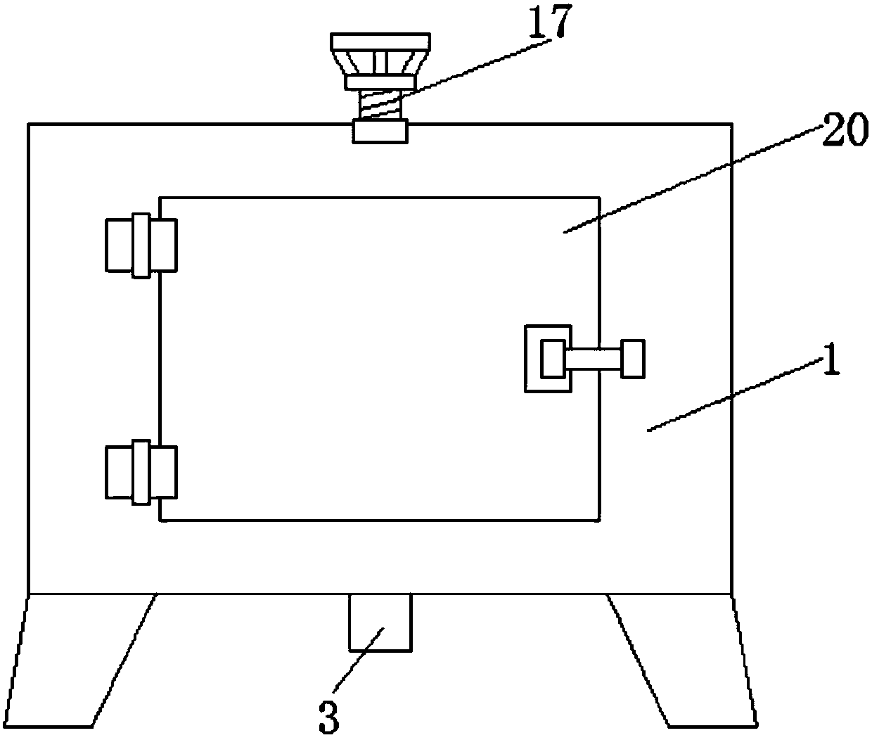 Grinding device for production of automobile brake disc