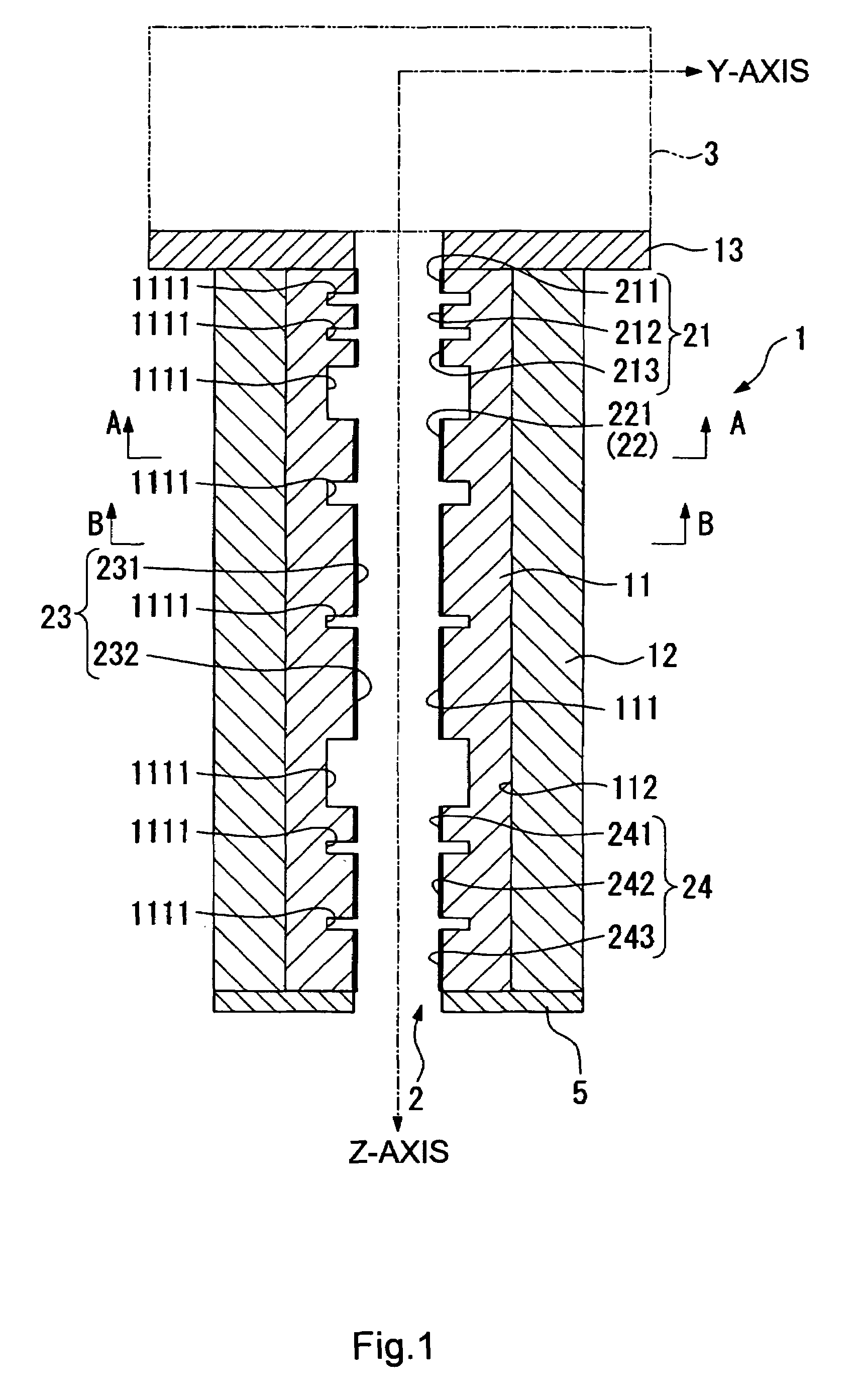 Electronic optical lens barrel and production method therefor