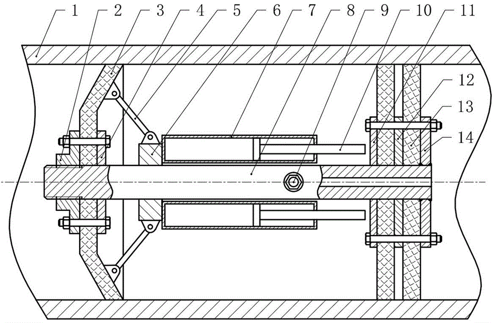 Pipeline plugging device with resonance switch