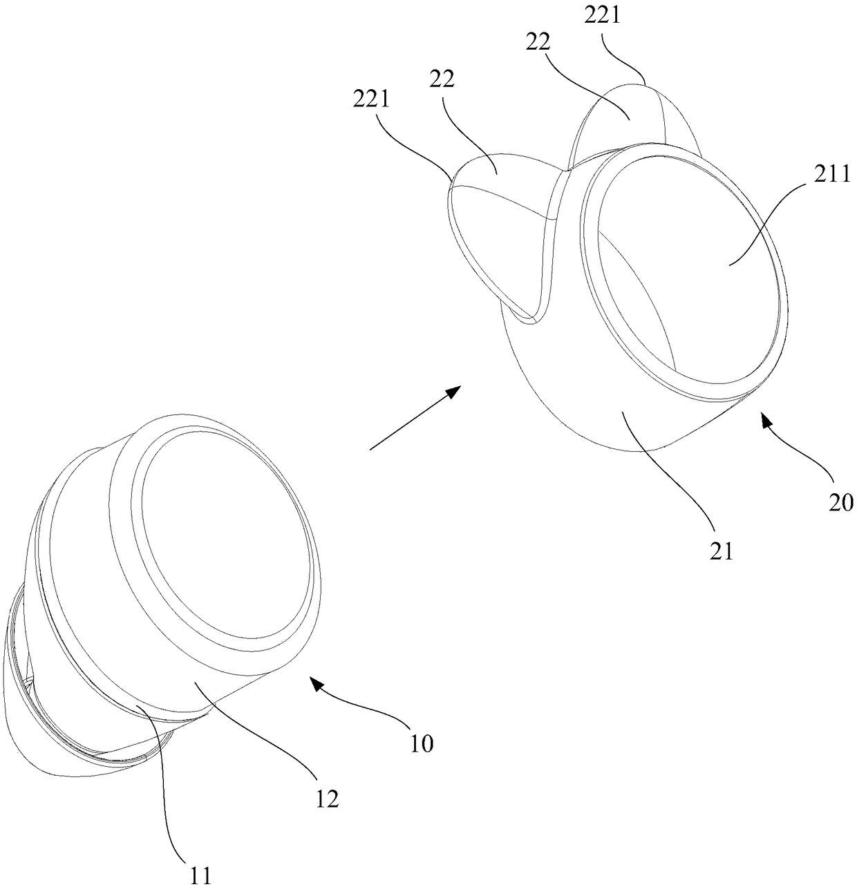 Earphone sleeve and earphone component