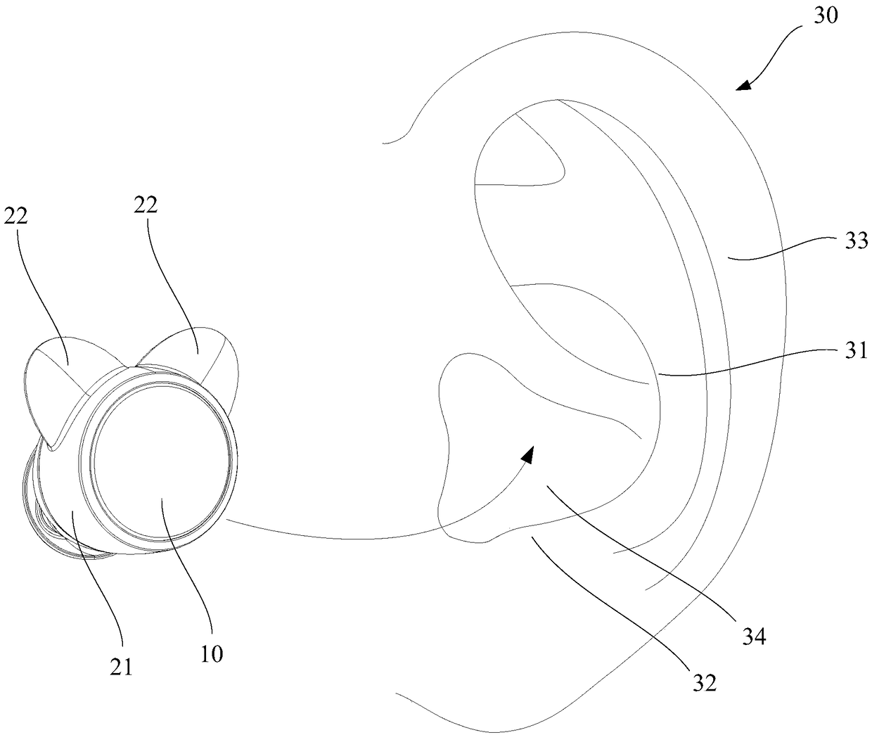 Earphone sleeve and earphone component