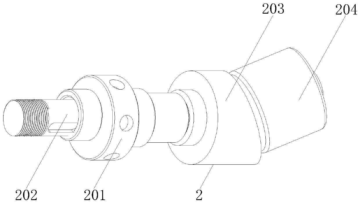 Turnover mechanism of numerical control CZ all-in-one machine