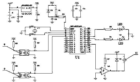 Automatic pressure stabilizing device for tracheal intubation airbag of hyperbaric oxygen chamber