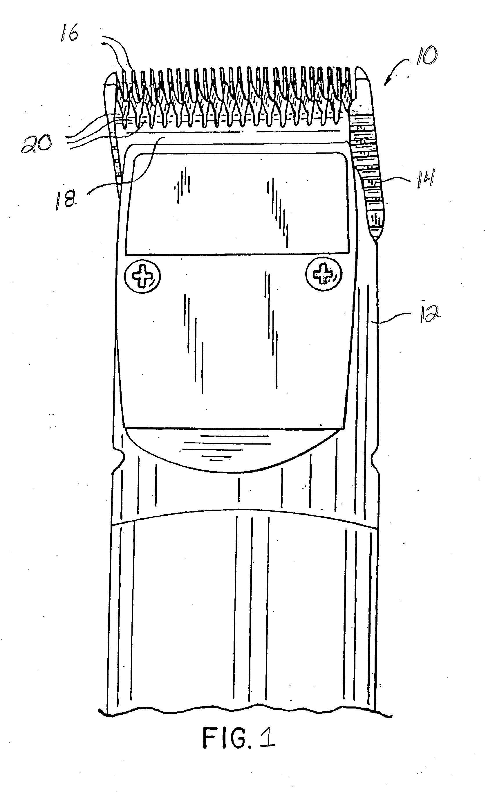 Clipper/trimmer blade set