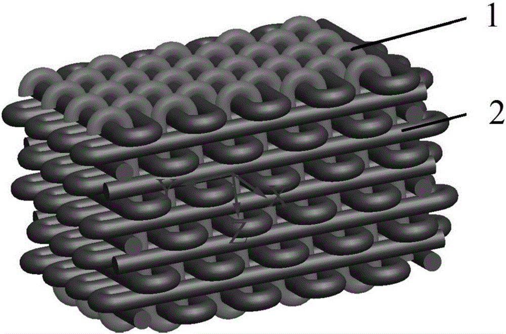 Preparation method of carbon/carbon composite material with high heat conduction