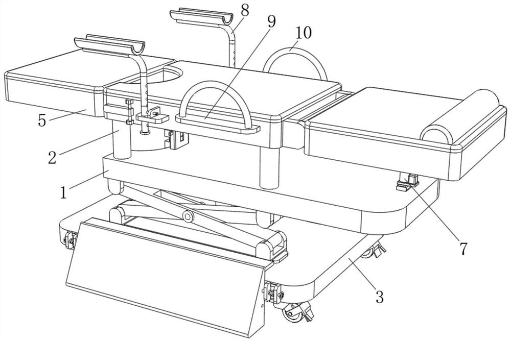 Multifunctional obstetric table