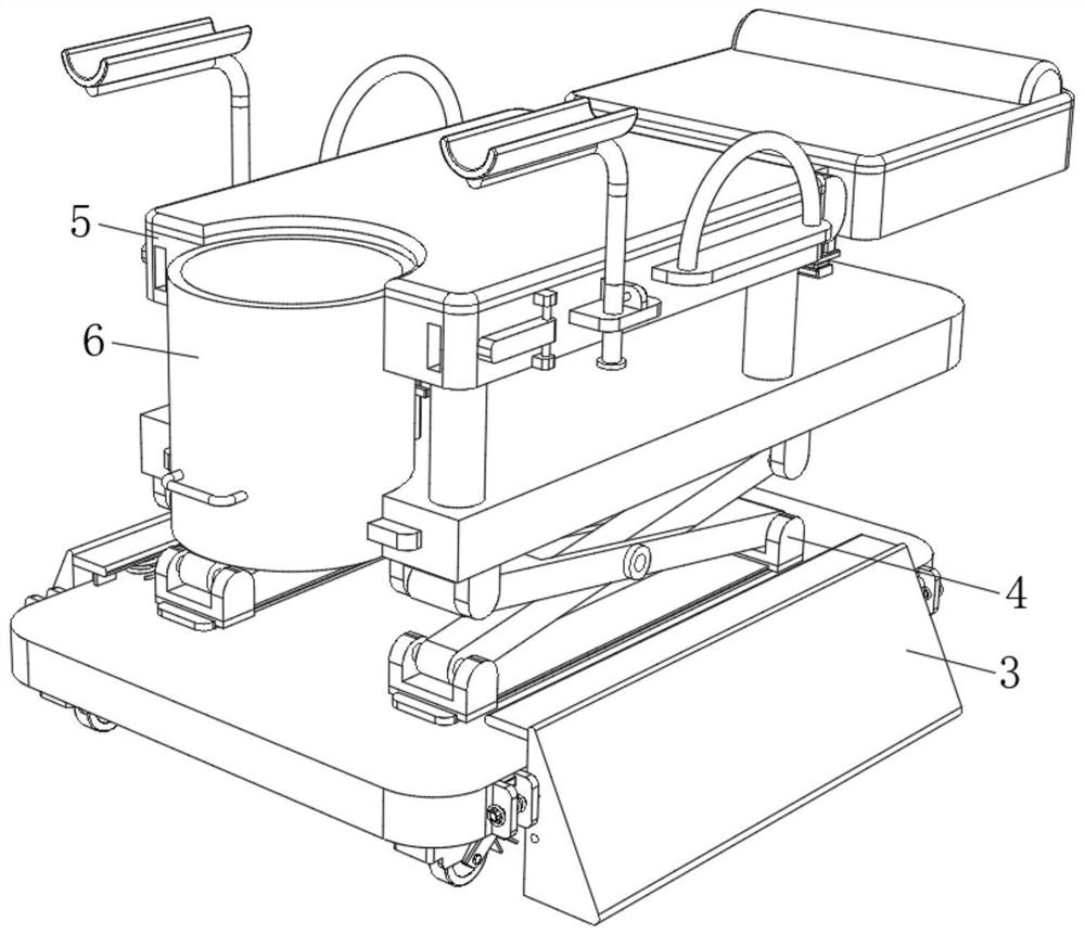 Multifunctional obstetric table