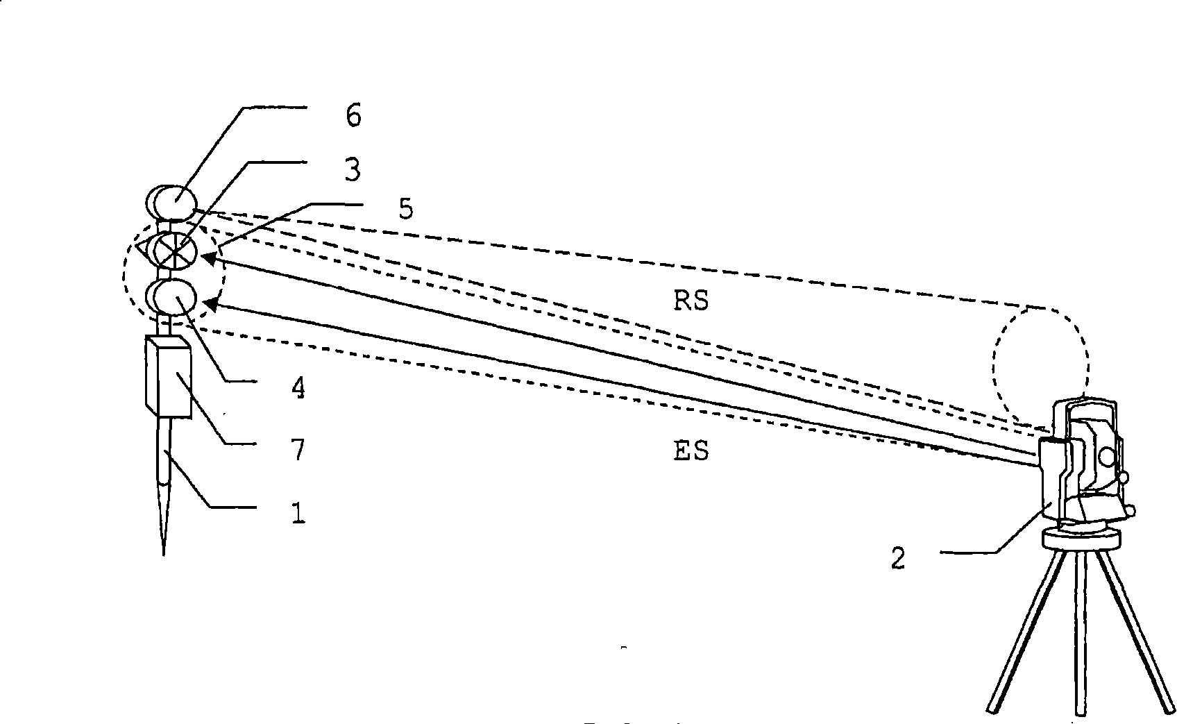 Geodetic target object and measuring system