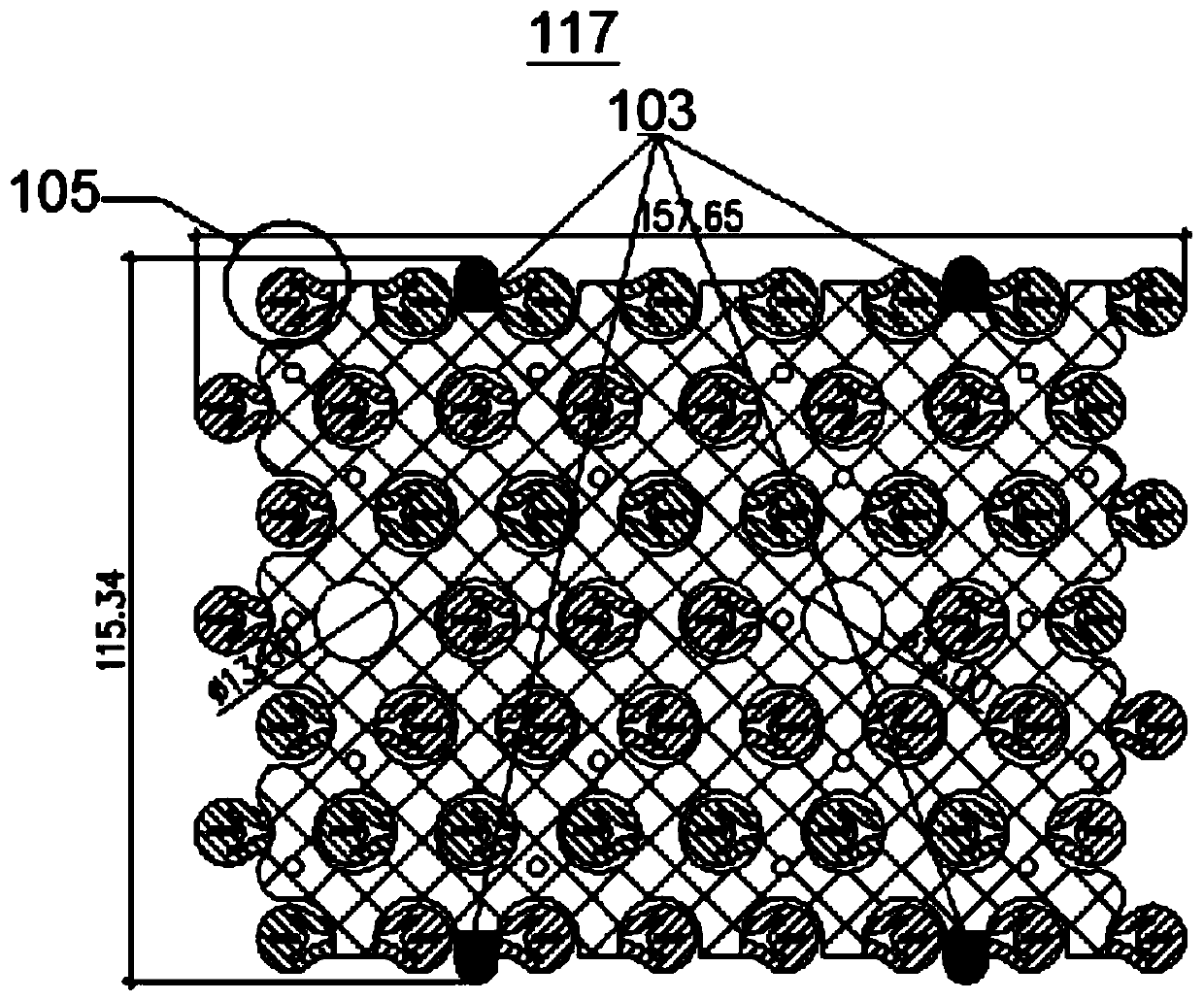 Fixture for diffusion welding, and diffusion welding method of copper nickel clad sheets