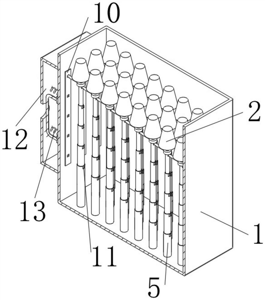 Storage device convenient to position and based on plastic cup production