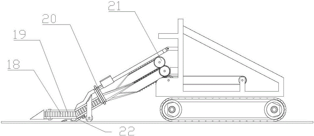 Bionic whole plant continuous harvesting device and method of green vegetables