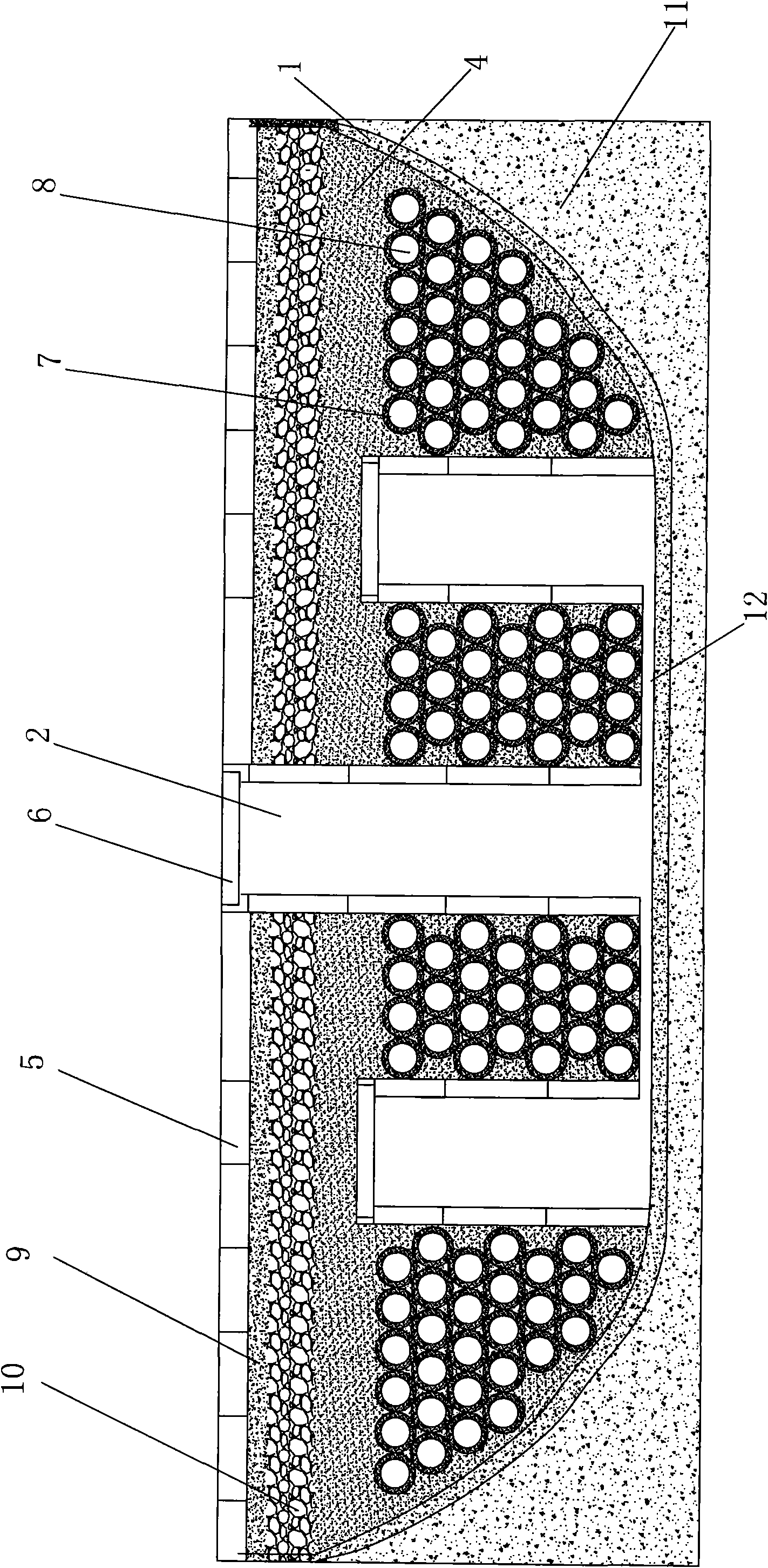 Multi-well water storage system