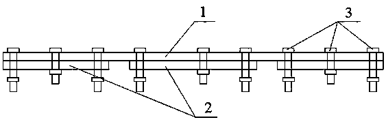 Installation method of box-shaped rod piece butt plates of steel structure arch bridge