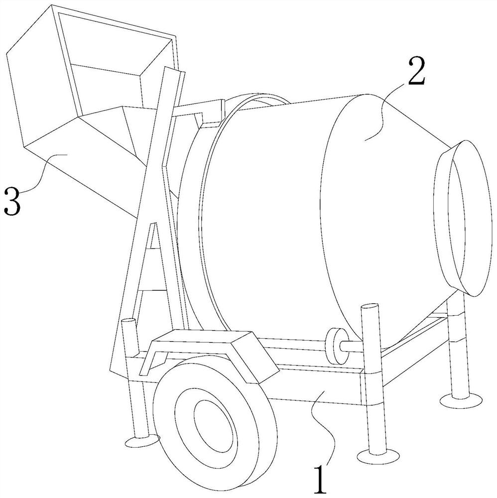 Concrete precast block production device