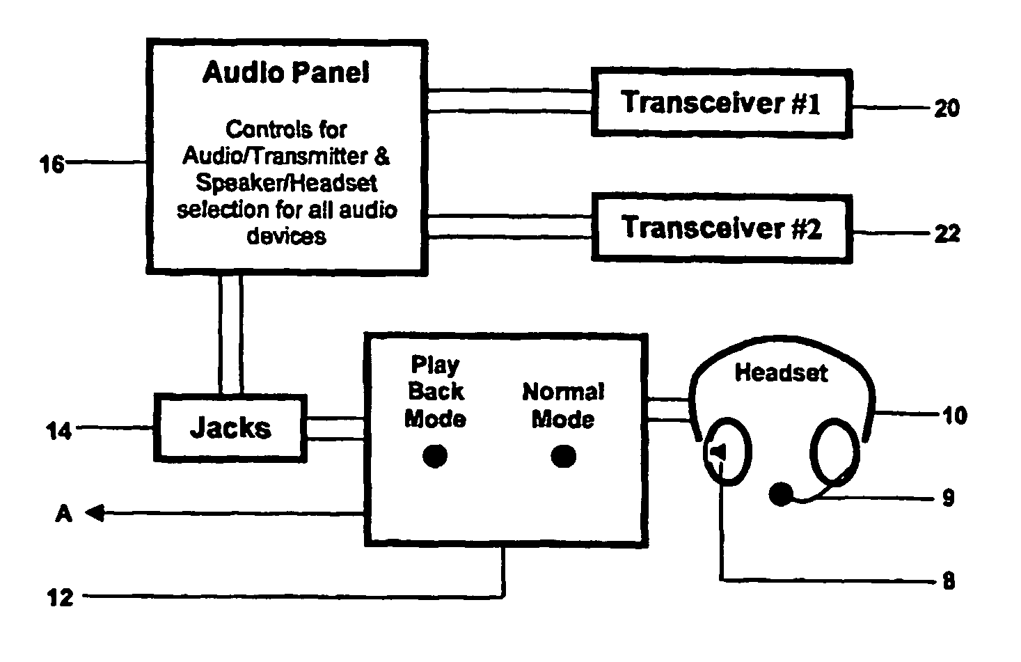 Recorded communication system for aircraft