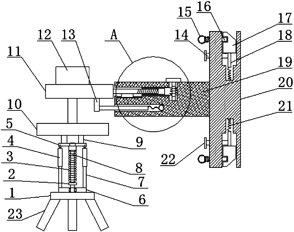 Paper receiving device for corrugated paper board production line