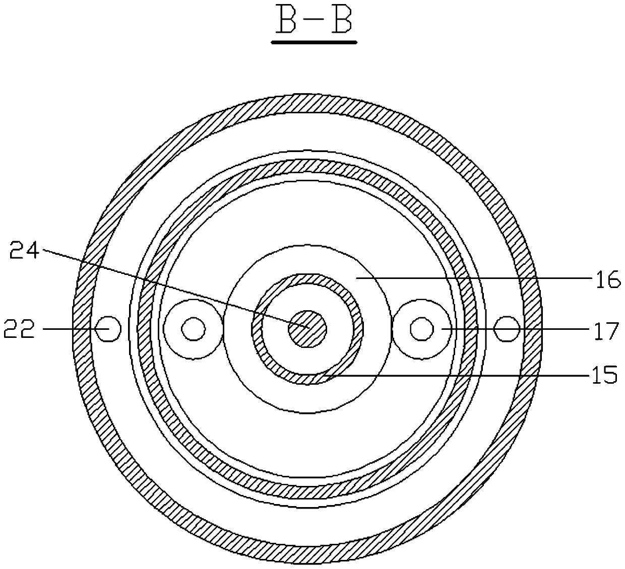 Gangue crushing and screening device for mine production