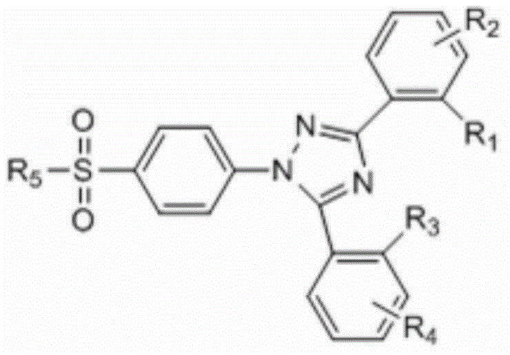 Epoxidase-2 selective inhibitor as well as preparation method and application thereof