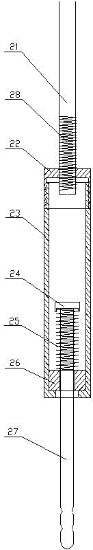 Suspended sound box mounting structure