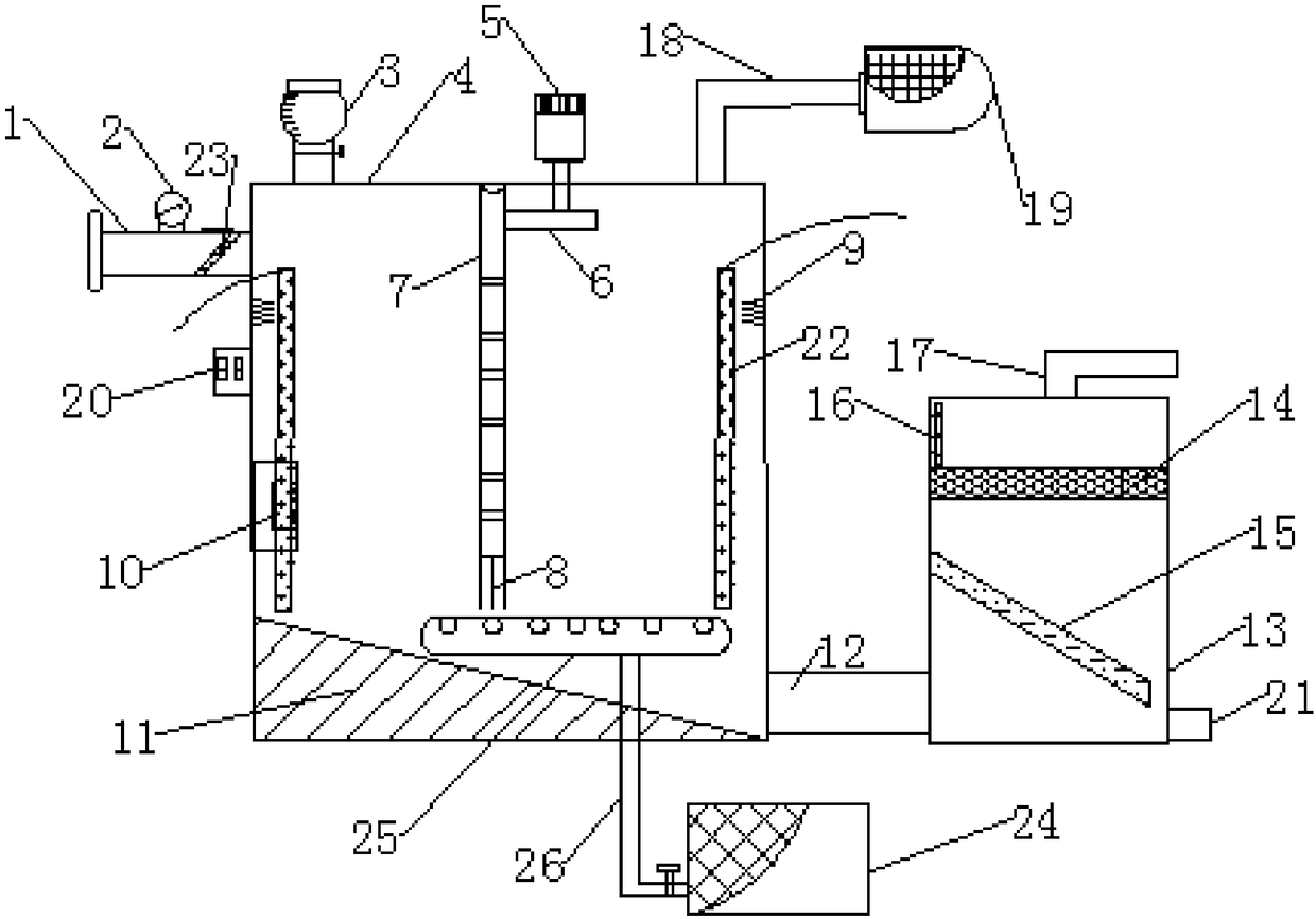 Environment-friendly safe sewage precipitation control device