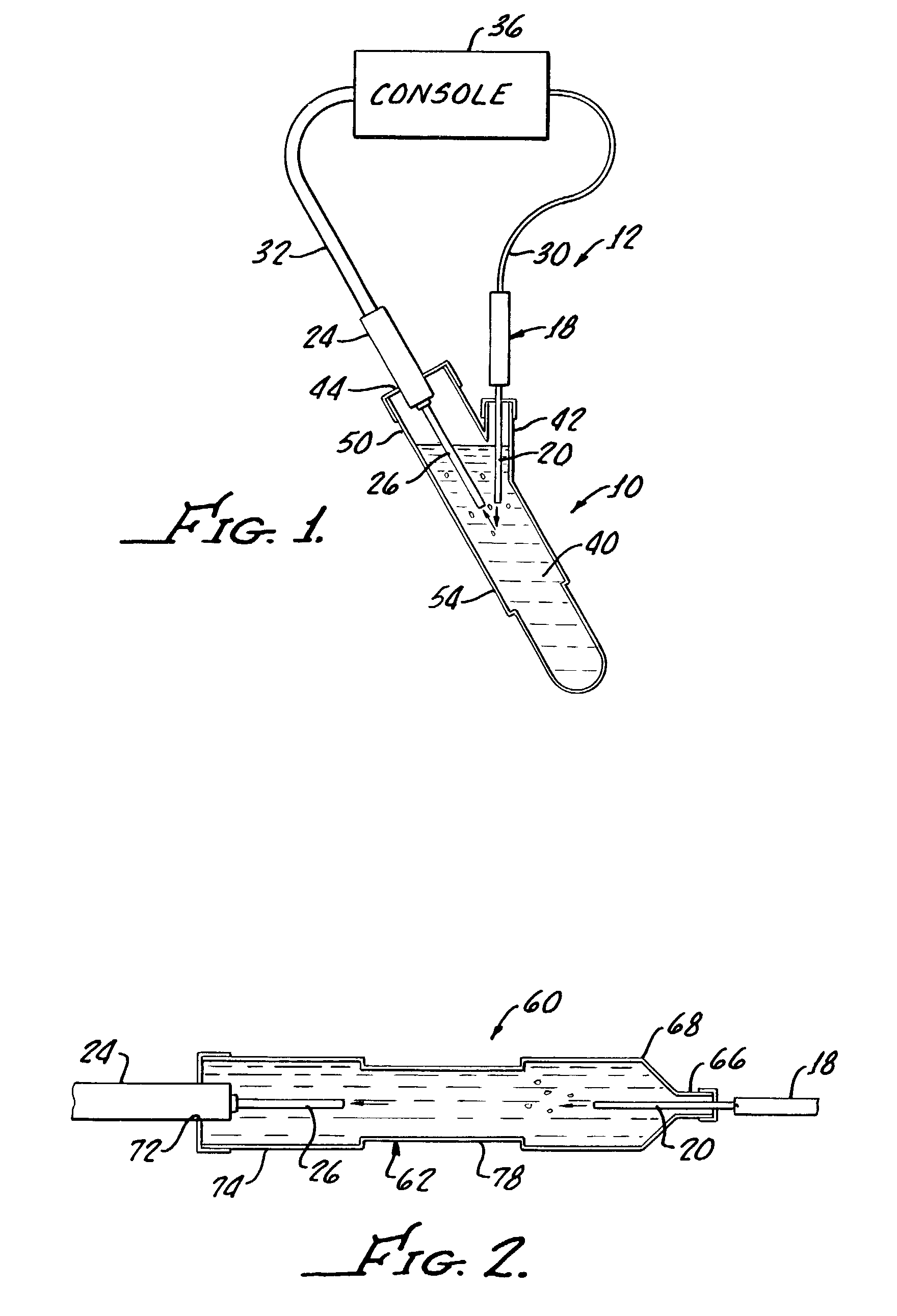 Test chamber for bi-manual lens extraction