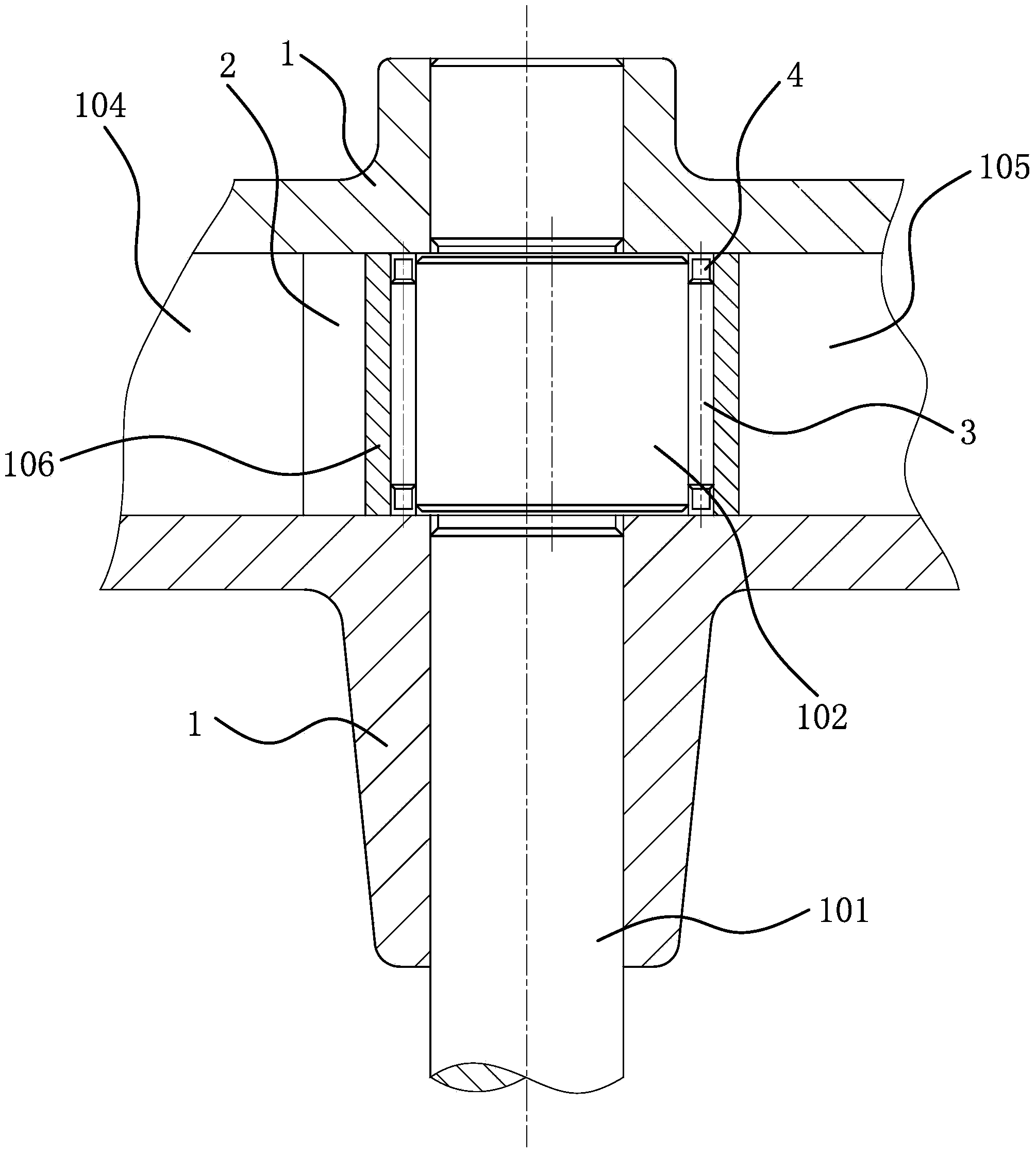 Rotary-type translation piston compressor