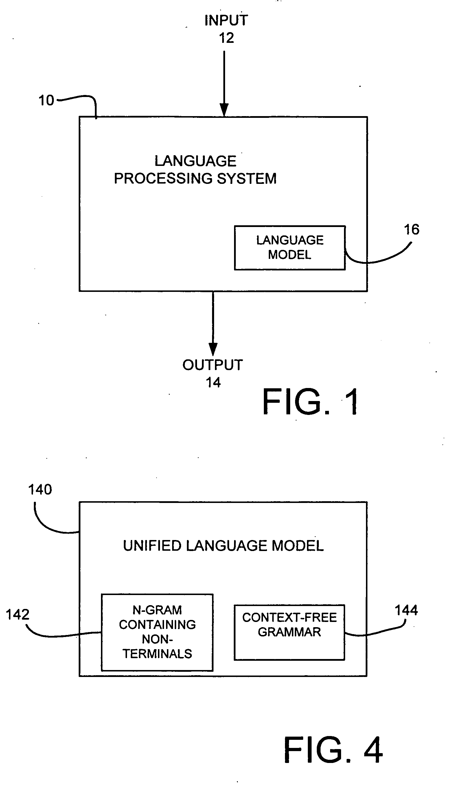 Creating a language model for a language processing system