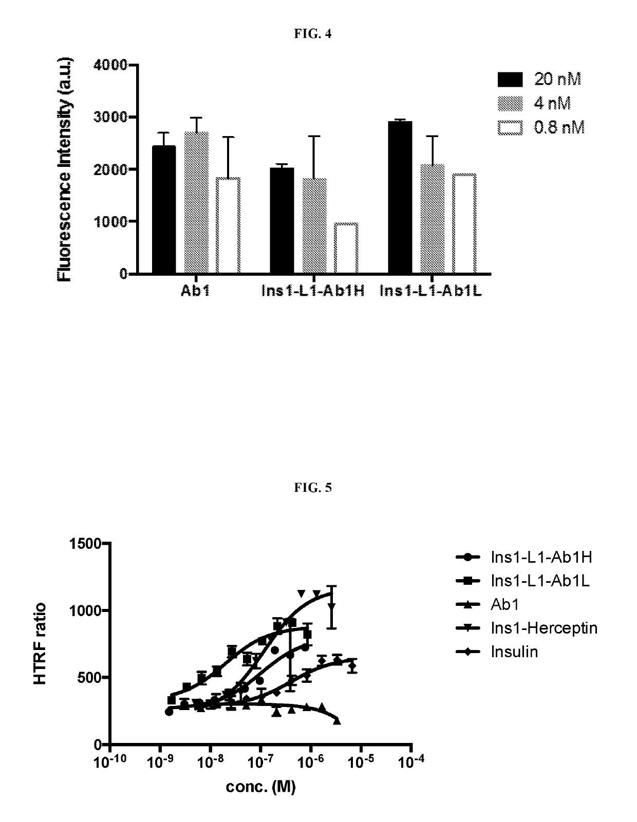 Insulin immunoglobulin fusion proteins