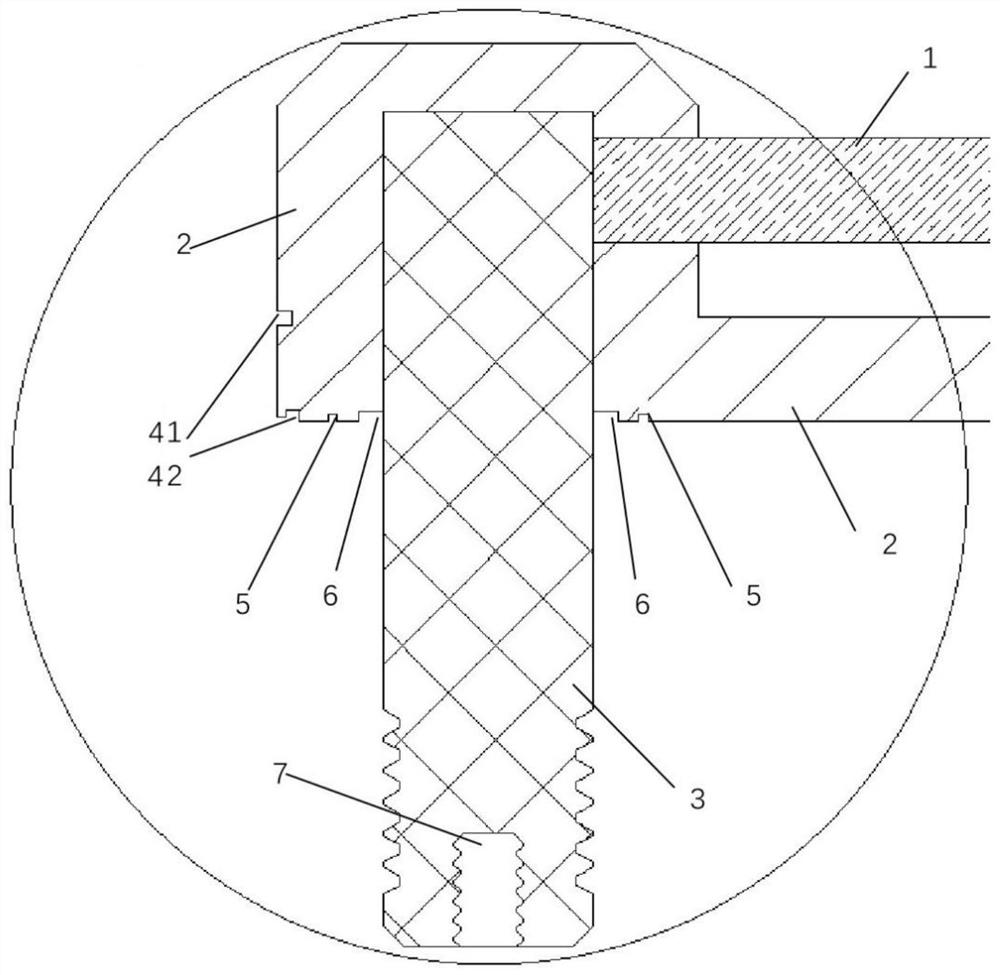 Marine fixed auxiliary anode device