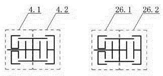 Automobile dual-clutch transmission gear shifting mechanism