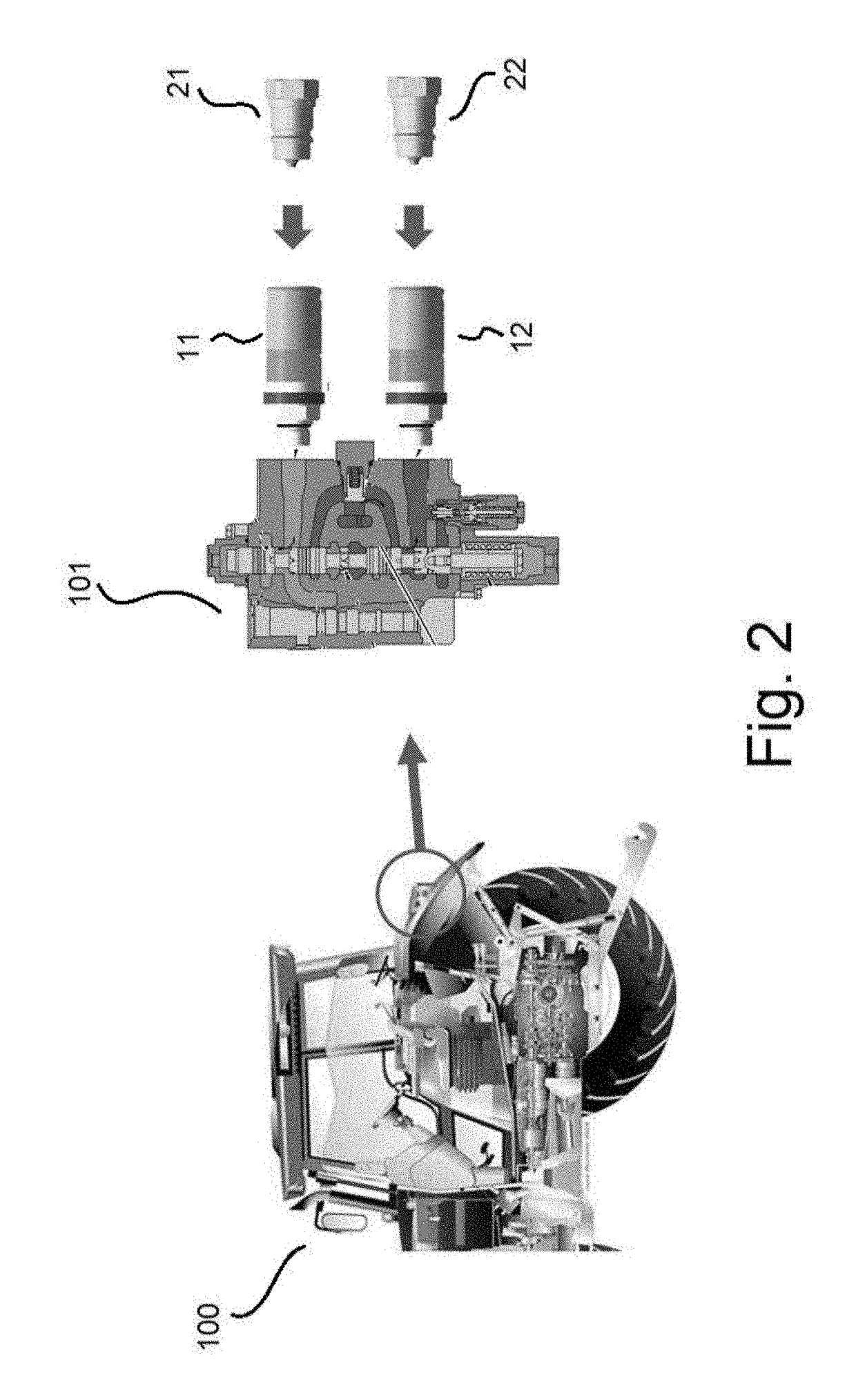 Connector for hydrodynamic applications equipped with at least one detection sensor