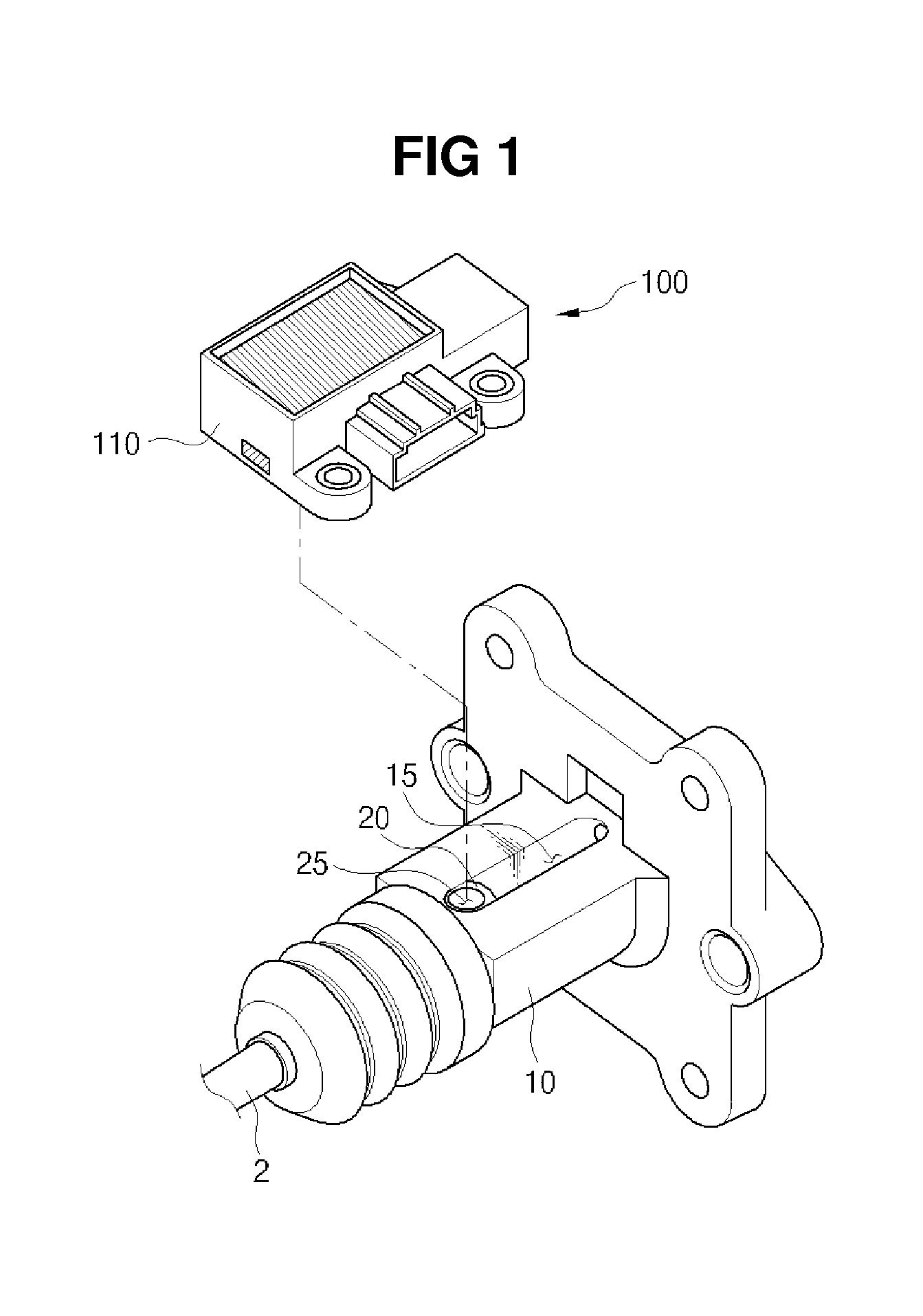 Installation structure for pedal stroke sensor