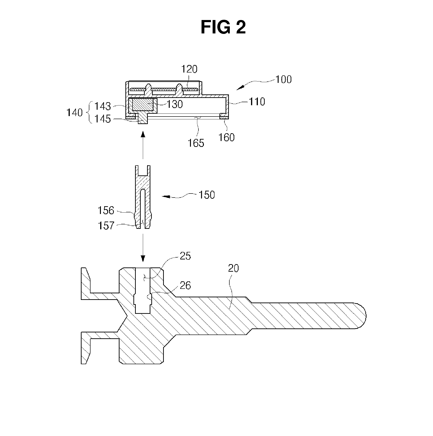 Installation structure for pedal stroke sensor