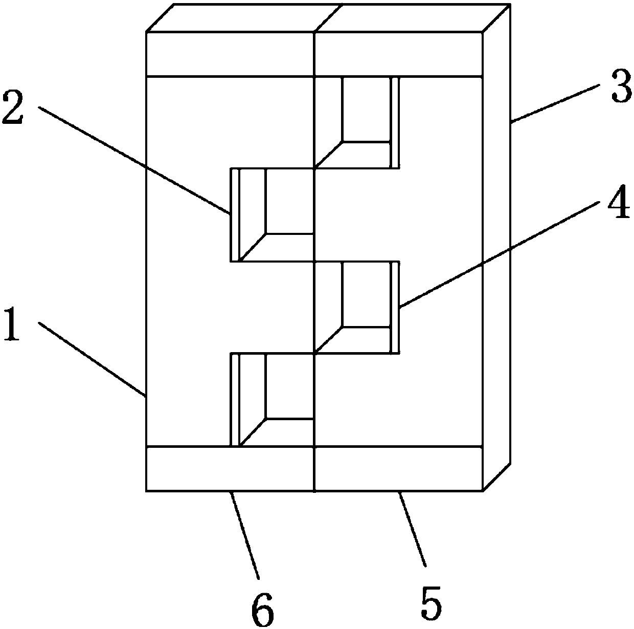 Protection and safety relay device of magnetically opened and closed door