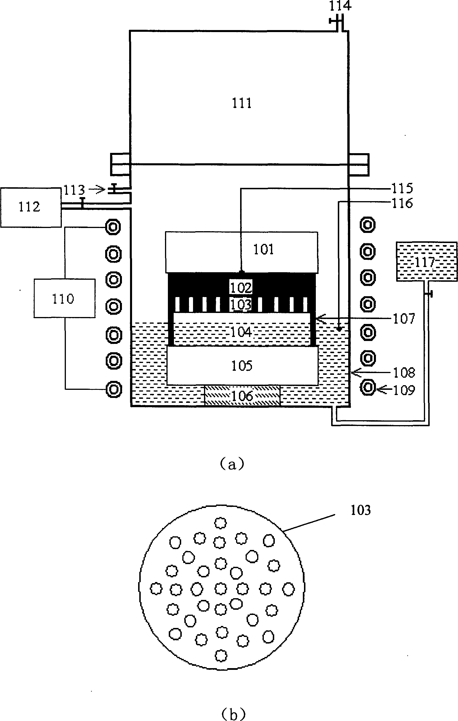 Method for quick-speed preparing carbon/carbon composite material using heat gradient chemical gas phase infiltration