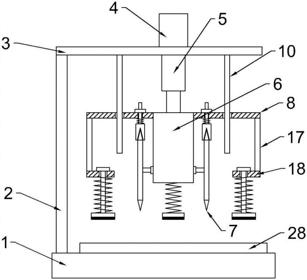 Double-cutter cutting device for packing plates